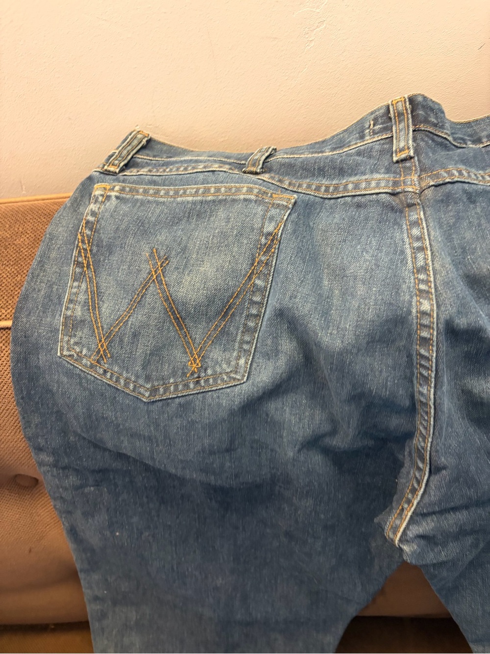 🆕💜 Wrangler 20X Competition 01 Straight Fit Jeans Men’s 38x34 NWT Western Rodeo - Picture 5 of 13